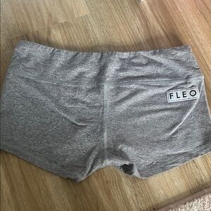 Fleo Heather Gray Workout Shorts